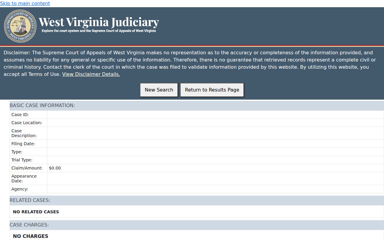 Wirt County case lookup field groups in MCR case detail