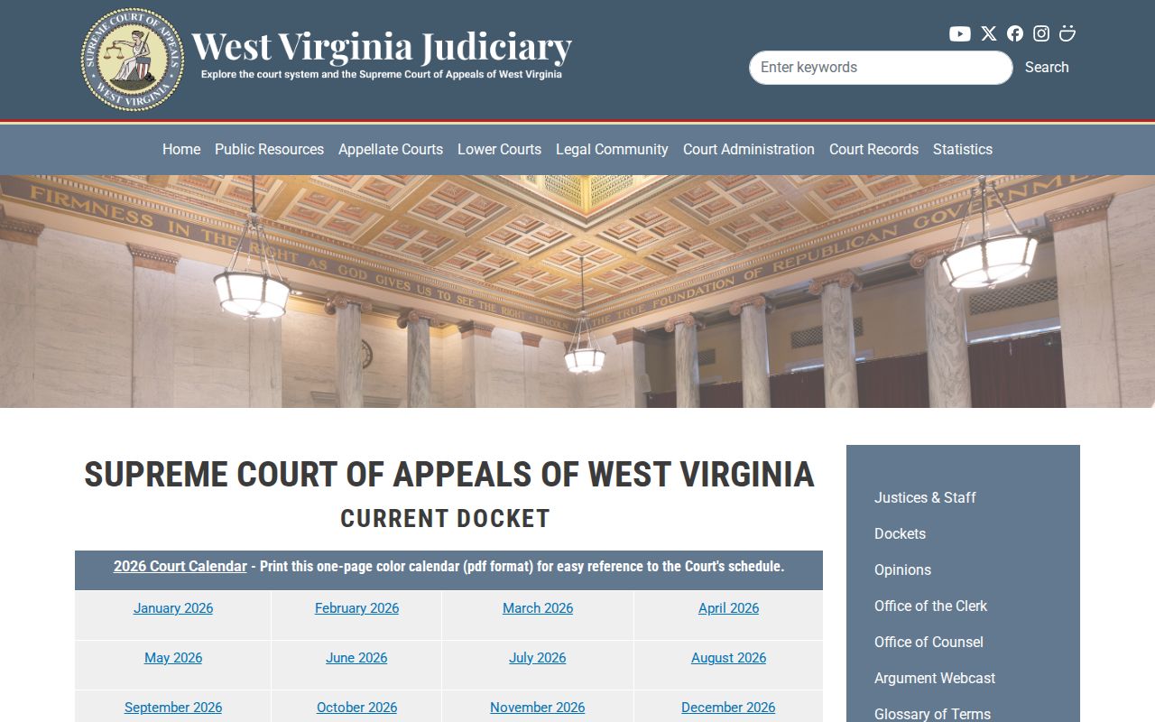 Wirt County appeal research on the Supreme Court current docket