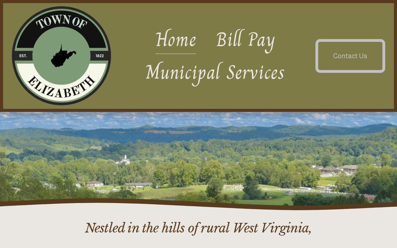 Elizabeth official town source for Wirt County court docket context